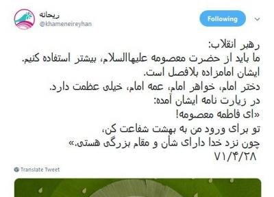 حضرت معصومه (س)، امامزاده بلافصل