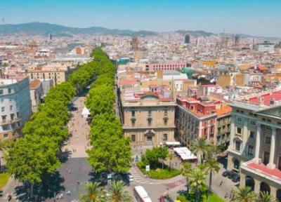 مشهورترین خیابان های بارسلونا